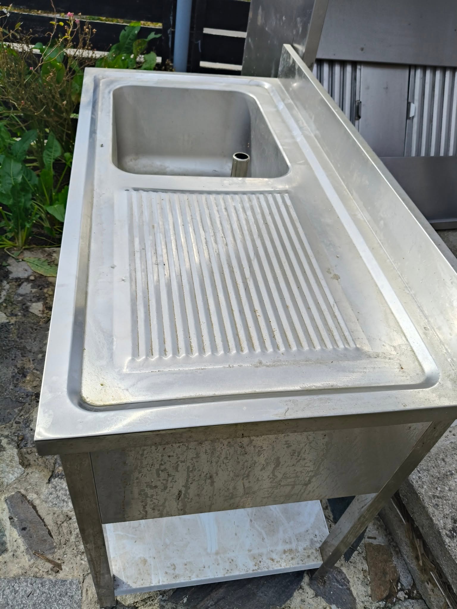 Chiuveta profesionala inox cu picurator – mobilier inox HoReCa