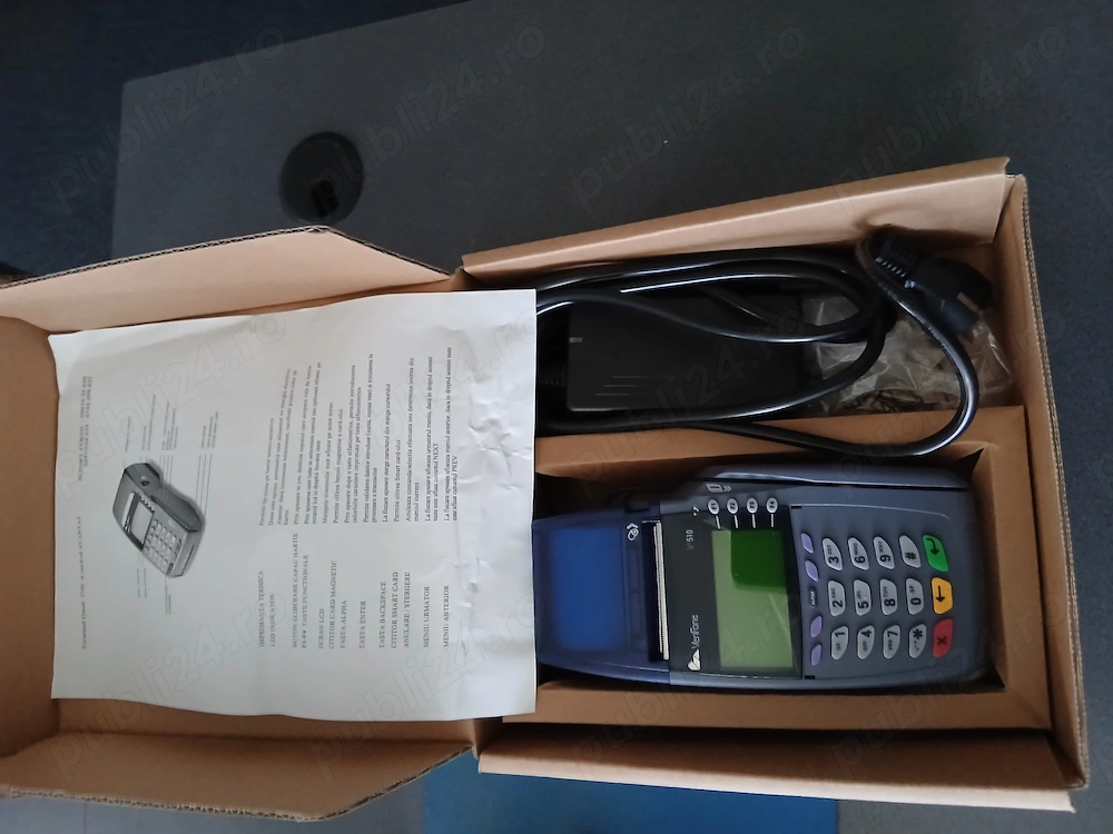 Vand terminal POS Verifone Vx510 – nou, ideal pentru plati cu cardul