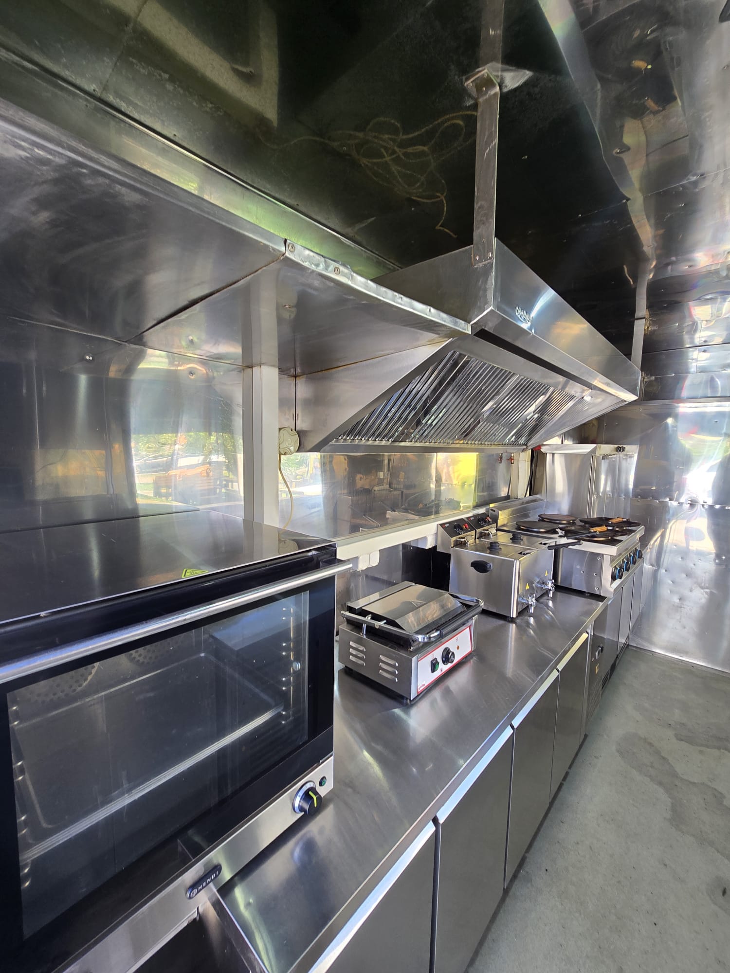 Bucătărie profesională full inox food truck/container  - Imagine 4