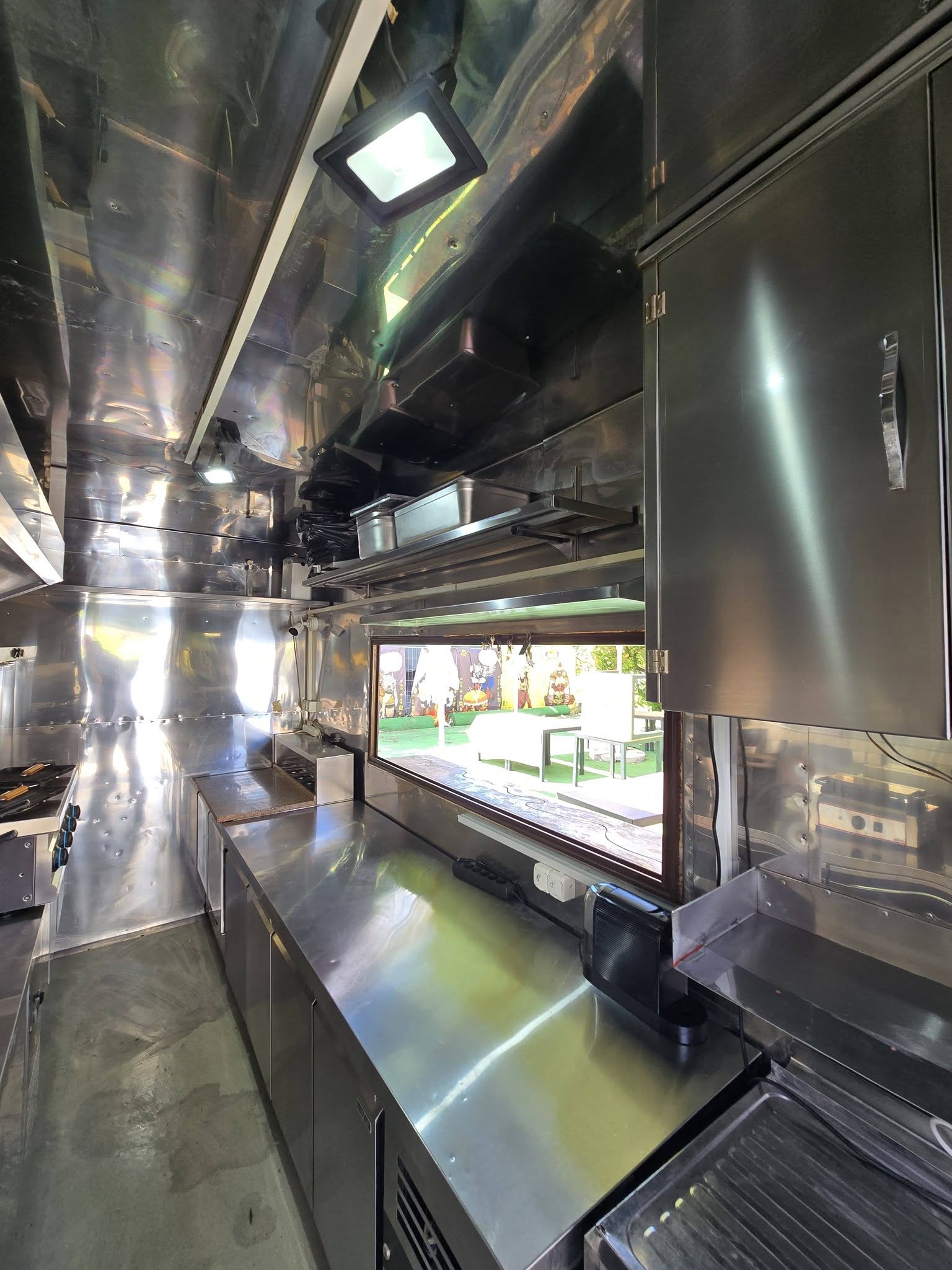 Container bucatarie profesional complet echipat | Bucatarie mobila HoReCa din inox - Imagine 3