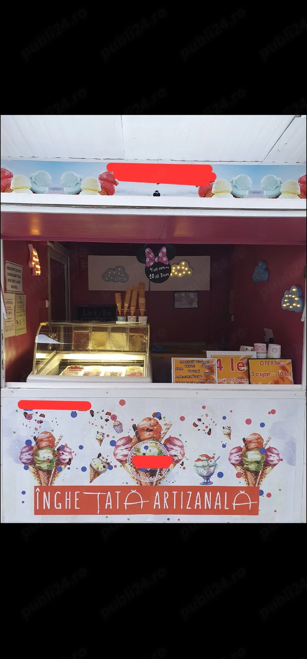 Chiosc comercial 2x2 m din panouri sandwich | Chiosc pentru cafea, inghetata, fast-food si street food - Imagine 4