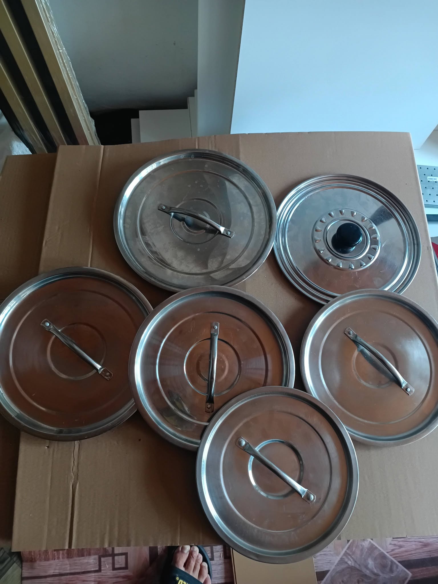 Capace inox pentru oale profesionale HoReCa diferite dimensiuni