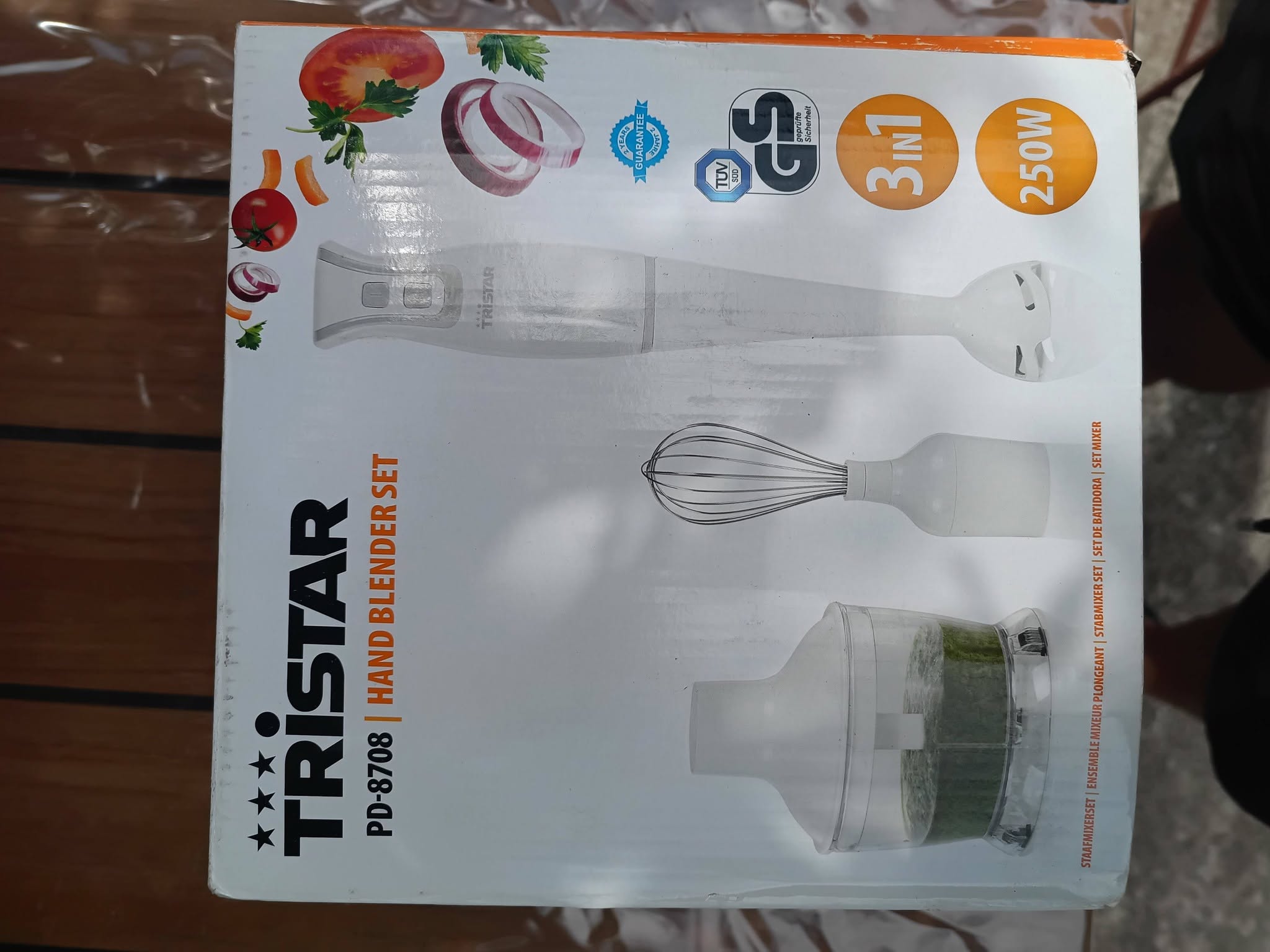Blender vertical 3 in 1 250W cu tel si tocator