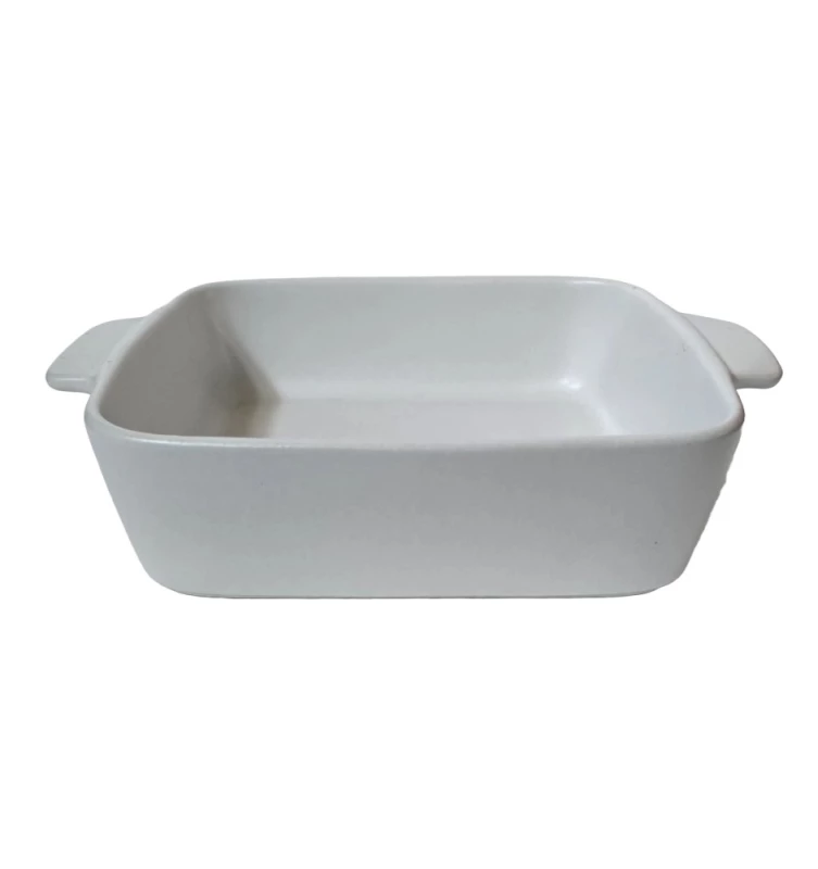 Vas termorezistent alb pentru gatire si servire, 25.7 x 16 x 7.7 cm - Imagine 3