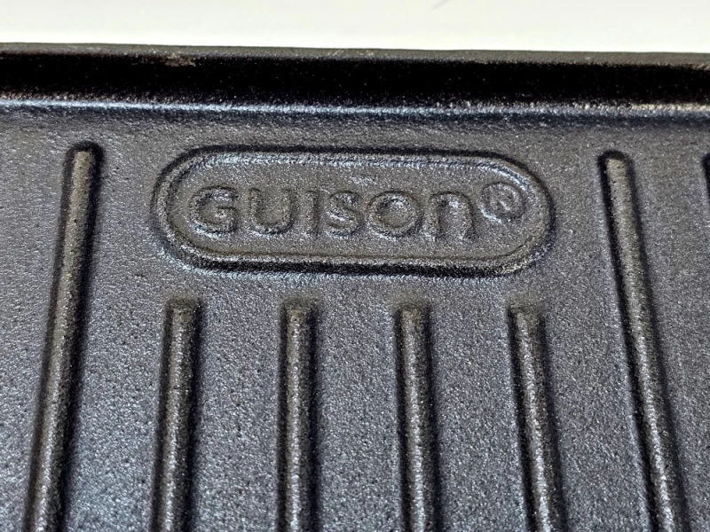 Gratar Profesional din Fonta Guison 35x50 cm, 2 Suprafete de Gatit, 5 mm Grosime, Fabricat in Spania - Imagine 2