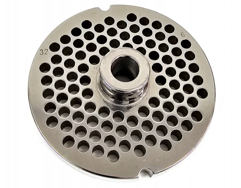 Sita Inox AISI 420 TC32 Nr. 32, Gauri 6 mm, pentru Masina de Tocat Carne Reber 4754 A - Imagine 2