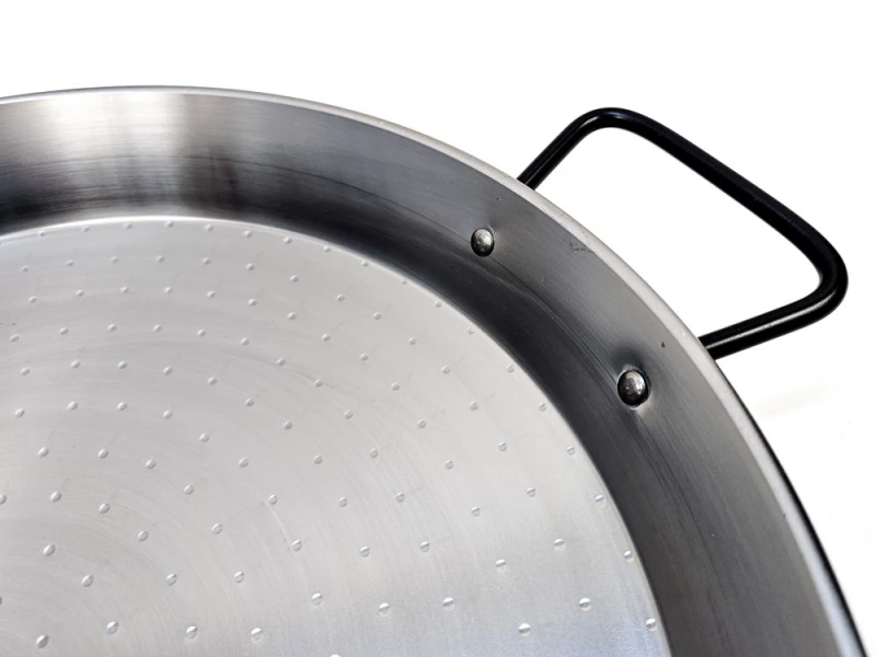 Tigaie Profesională pentru Paella 70 cm Garcima Pata Negra – Oțel Carbon Extra Gros, 25 Porții, Heavy Duty - Imagine 3