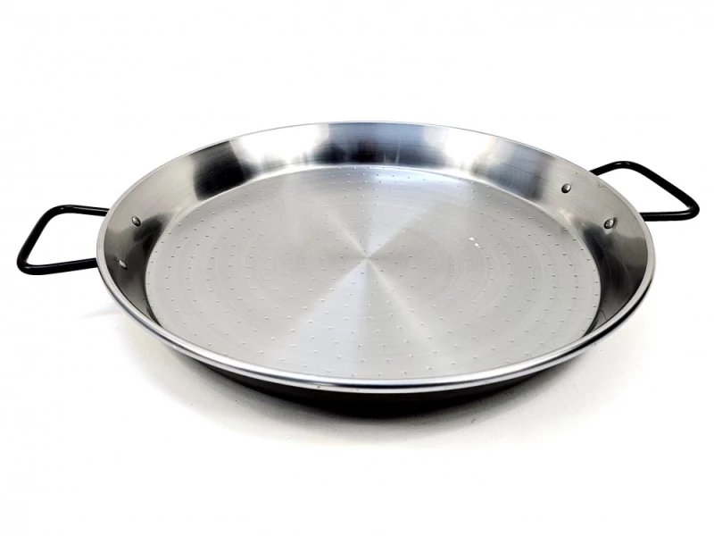 Tigaie Profesională pentru Paella 70 cm Garcima Pata Negra – Oțel Carbon Extra Gros, 25 Porții, Heavy Duty - Imagine 5
