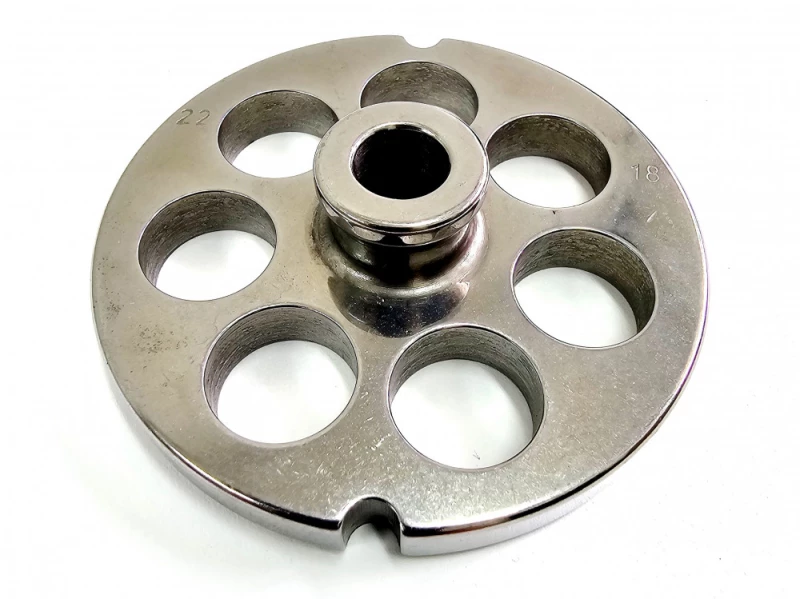 Sita inox AISI 420 TC22 nr. 22 cu gauri de 18 mm pentru masina de tocat carne Reber RBR222802 - Imagine 2