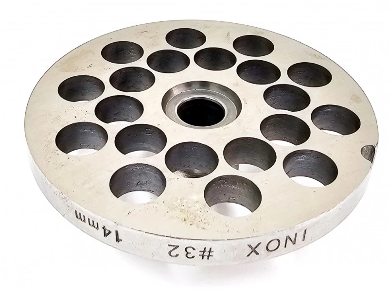 Sita inox AISI 420 TC32 nr. 32, gauri 14 mm pentru masina de tocat carne Reber RBR322601 - Imagine 2