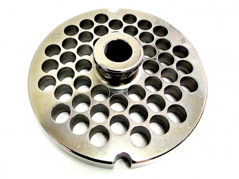 Sita inox AISI 420 TC22 nr. 22, gauri 8 mm pentru masina de tocat carne Reber RBR222307 - Imagine 2