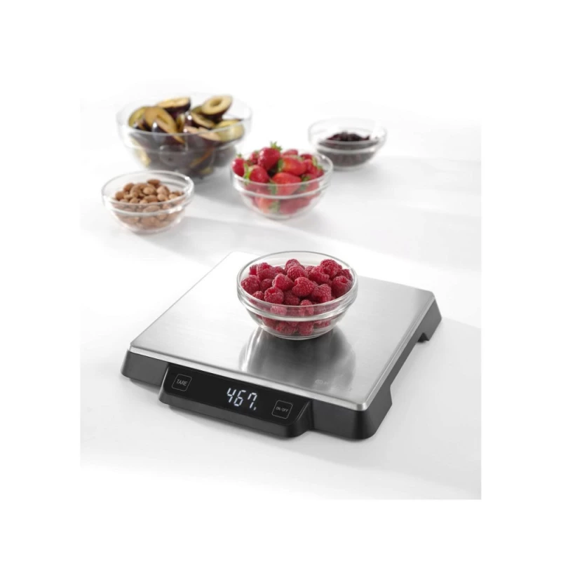 Cântar profesional de bucătărie Hendi 15 kg ±1 g din inox – Precizie ridicată pentru HoReCa