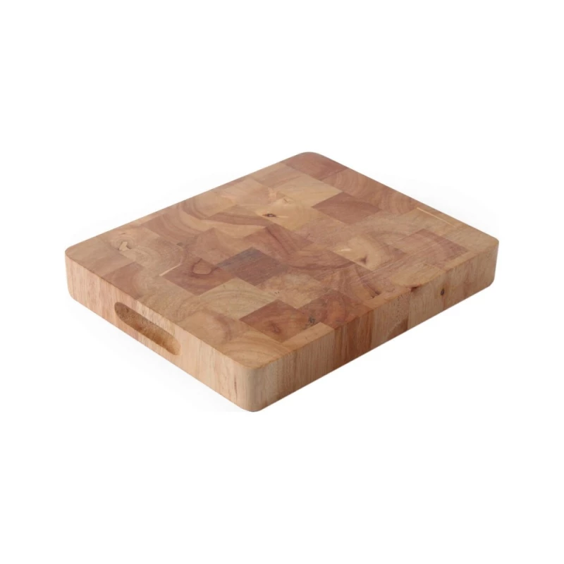 Tocător profesional Hendi din lemn de cauciuc GN 1/2 – 265x325x45 mm | Tocător HoReCa pentru restaurante și bucătării profesionale