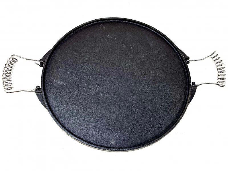 Gratar rotund profesional din fontă emailată Guison 52 cm – Plită profesională pentru restaurante, terase și catering - Imagine 2