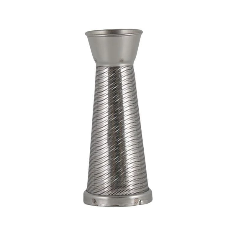 Sită conică Reber TC5 din inox AISI 304 – 1,1 mm pentru mașină de stors roșii, fabricată în Italia