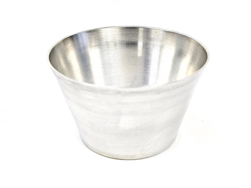 Sosiera aluminiu 9 cm Garcima pentru sosuri, desert, creme si servire HoReCa