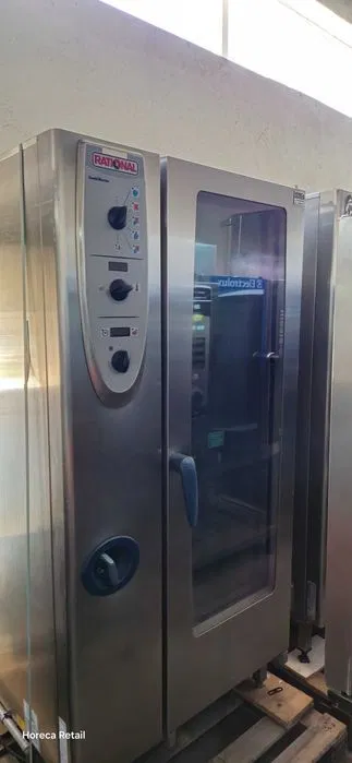 Convectomat Rational CombiMaster pe gaz, cuptor profesional 20 tavi GN pentru HoReCa - Imagine 3