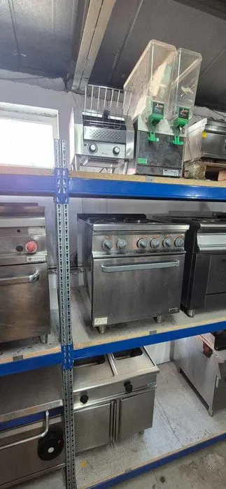 Plita electrica profesionala FAGOR cu 4 ochiuri si cuptor electric, aragaz horeca 400V - Imagine 2