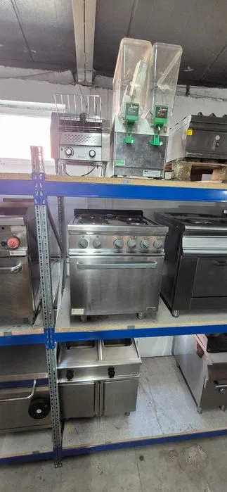 Aragaz profesional electric FAGOR cu 4 plite si cuptor, echipament HoReCa 400V