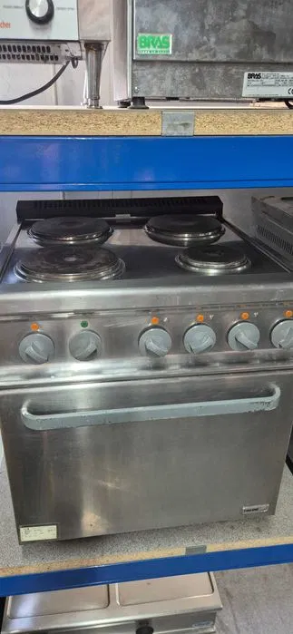 Aragaz profesional electric FAGOR cu 4 plite si cuptor, echipament HoReCa 400V - Imagine 2