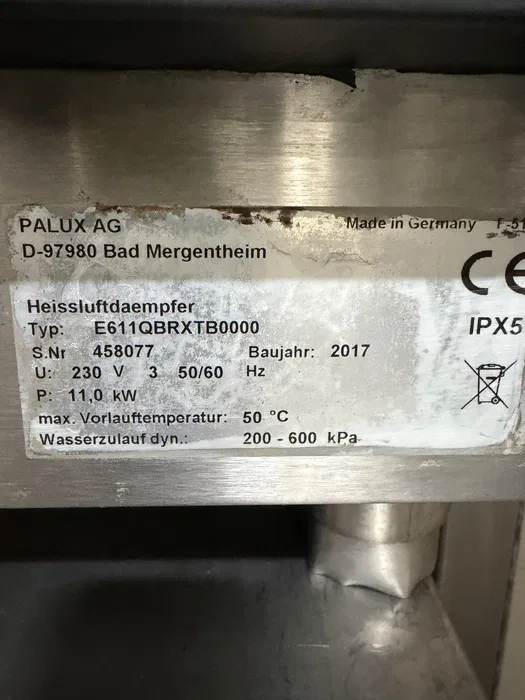 Convectomat profesional Palux 14 tavi GN 1/1, cuptor electric HoReCa fabricat in Germania - Imagine 2