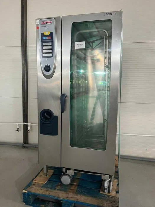 Cuptor profesional Rational SCC 201 electric 20 tavi GN 1/1, convectomat 380V pentru HoReCa