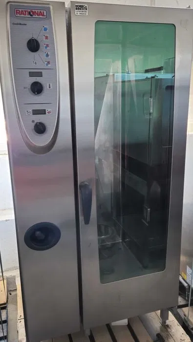 Cuptor profesional convectomat pe gaz 20 tavi GN pentru restaurant catering hotel si HoReCa - Imagine 2