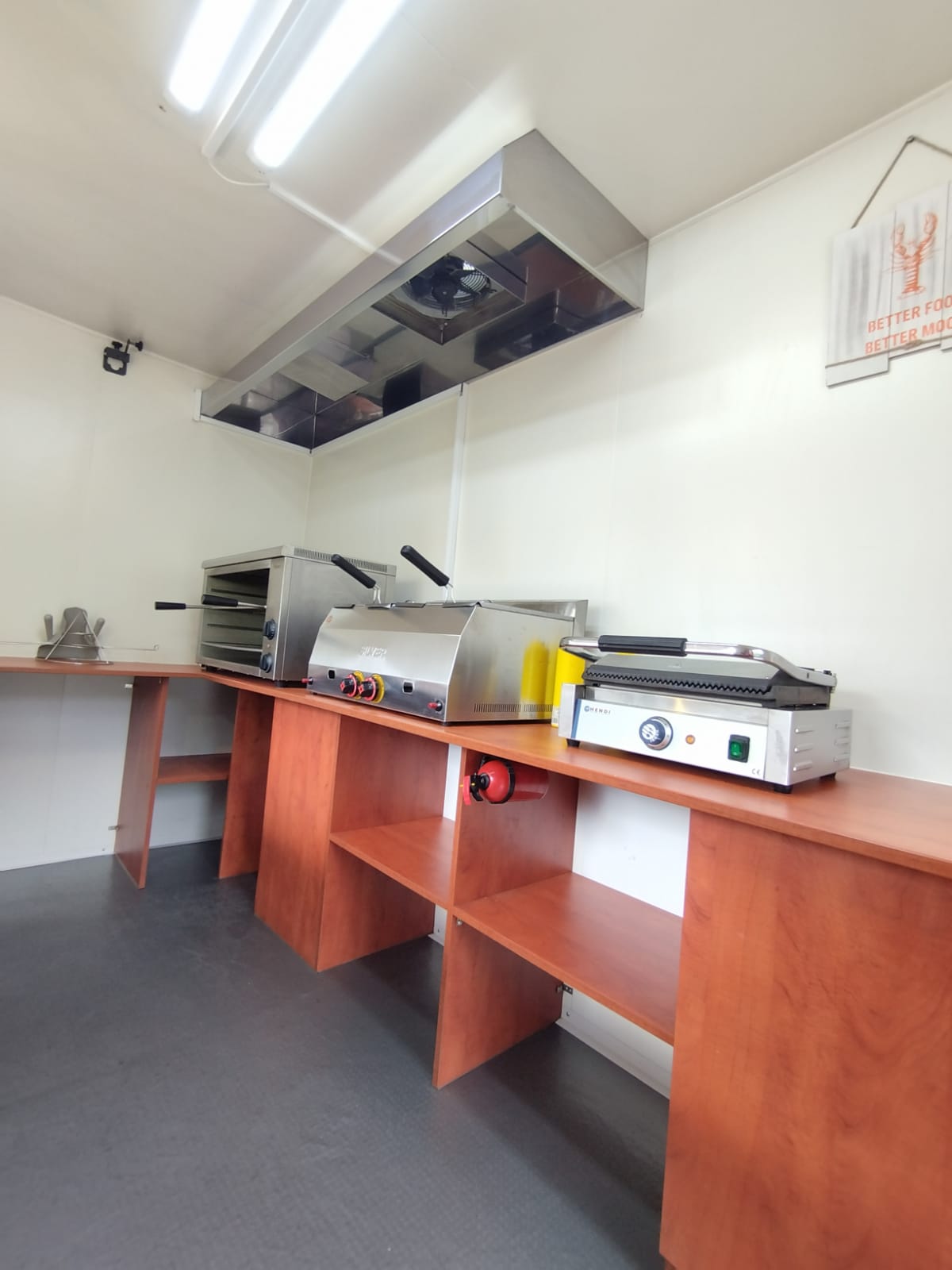 Rulota Fast-Food Profesionala de Vanzare – Ideală pentru Burgeri, Shaorma, Pizza, Hot Dog și Street Food - Imagine 6
