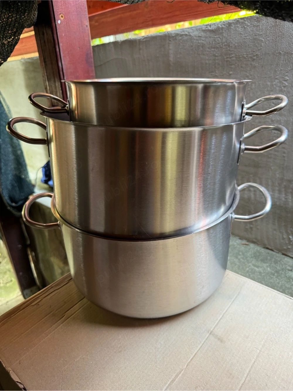 Set Oale Profesionale LACOR Inox 18/10 cu Capace 12L + 7L | Oale HoReCa pentru Restaurant, Catering si Bucatarie Profesionala - Imagine 4