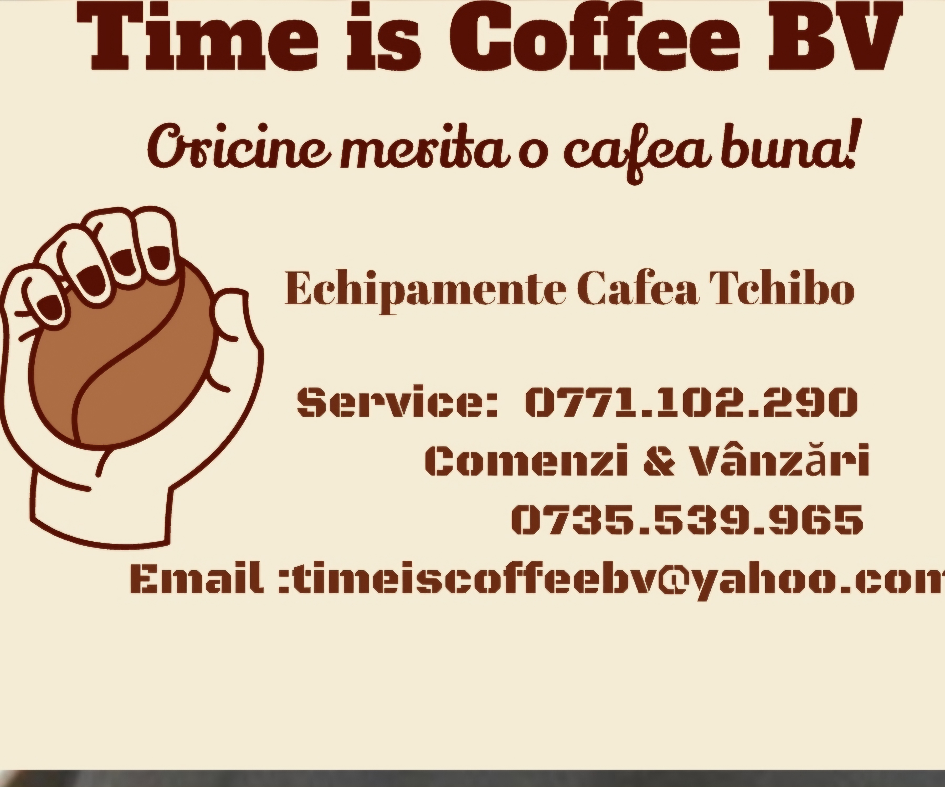 Time is coffee Bv